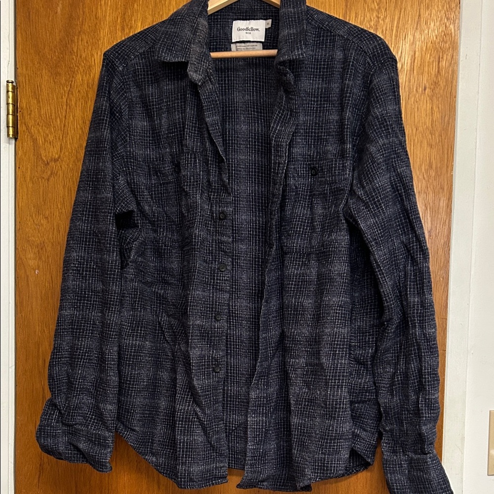 Goodfellow & Co Men's Dark Checkered Shirt
